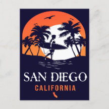 San Diego California Sunset Vacation Souvenirs