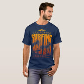 San Diego California Surf Fans Premium T-shirt (Voorkant volledig)