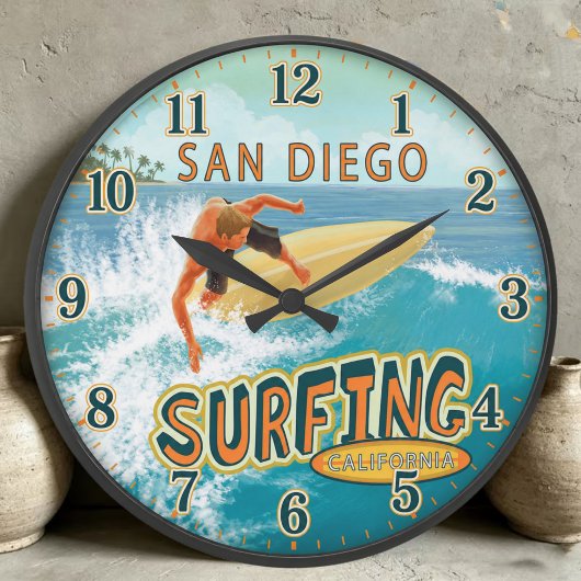 San Diego California Surfing Grote Klok