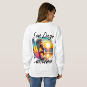 San Diego California Sweatshirt (Achterkant volledig)