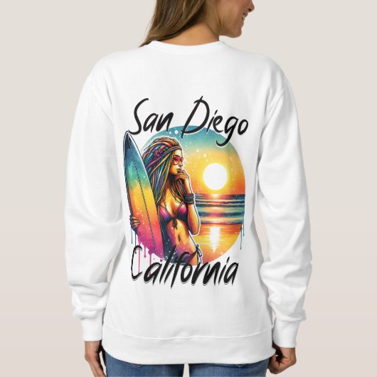 San Diego California Sweatshirt (Achterkant)