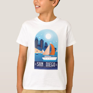 San Diego California T-shirt
