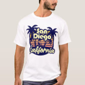 San Diego California T-shirt (Voorkant)