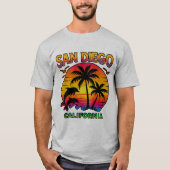 San Diego, California T-shirt (Voorkant)