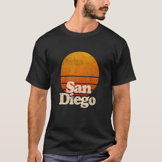 San Diego California T-shirt (Voorkant)