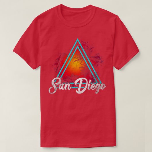 San Diego California T-shirt (Design voorkant)