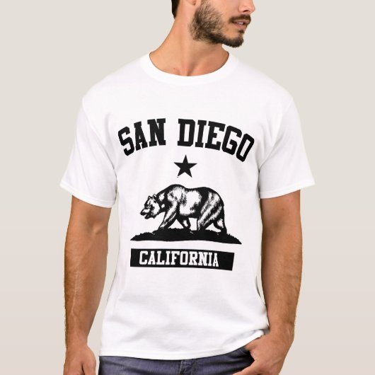 San Diego California T-shirt (Voorkant)