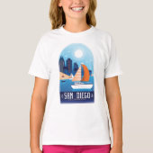 San Diego California T-shirt (Voorkant)