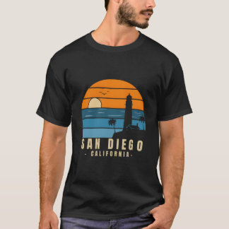 San Diego California Throwback T-shirt