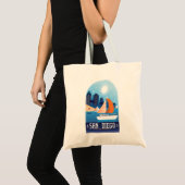 San Diego California Tote Bag (Voorkant (product))