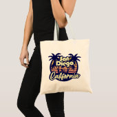 San Diego California Tote Bag (Voorkant (product))
