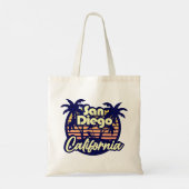 San Diego California Tote Bag (Achterkant)