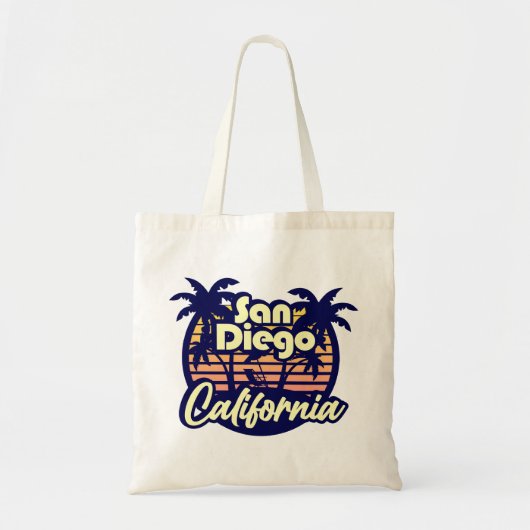 San Diego California Tote Bag (Voorkant)