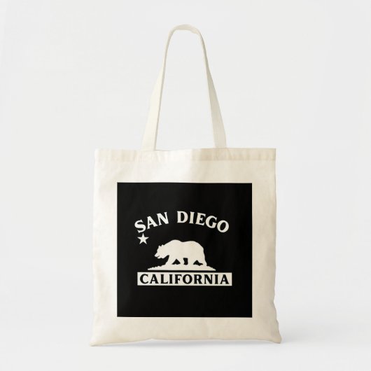 San Diego California Tote Bag (Voorkant)