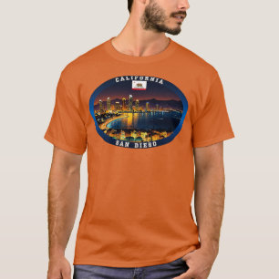 San Diego California Travel T-shirt