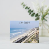 San Diego California trein reizen foto Briefkaart (Staand voorkant)