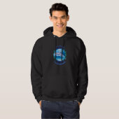 San Diego California Vacation Souvenir Dolphin Hoodie (Voorkant volledig)
