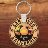 San Diego California Vacation Souvenirs Sleutelhanger (Voorkant)