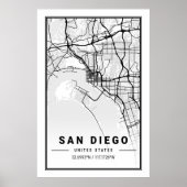 San Diego California Verenigde Staten Steden Stads Poster (Voorkant)