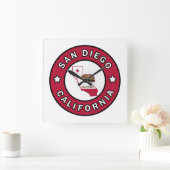 San Diego California Vierkante Klok (Huis)
