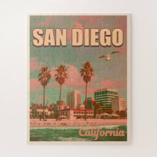 San Diego California Vintage Souvenirs jaren 1950 Legpuzzel