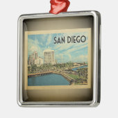 San Diego California Vintage Travel Ornament (Links)