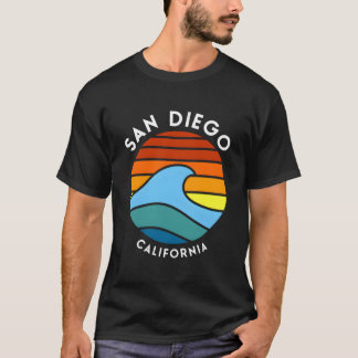 San Diego California Wave T-shirt