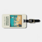 San Diego, Californië Bagagelabel (Voorkant horizontaal)