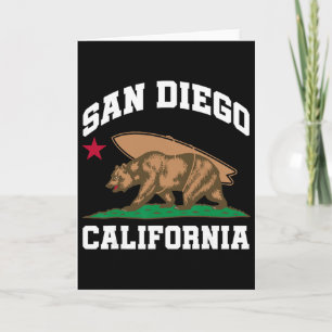 San Diego Californië Beer Surfen Surfer Kaart