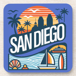 San Diego Californië Bier Onderzetter
