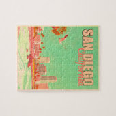 San Diego Californië Binnenstad Souvenirs 1950s Legpuzzel (Horizontaal)