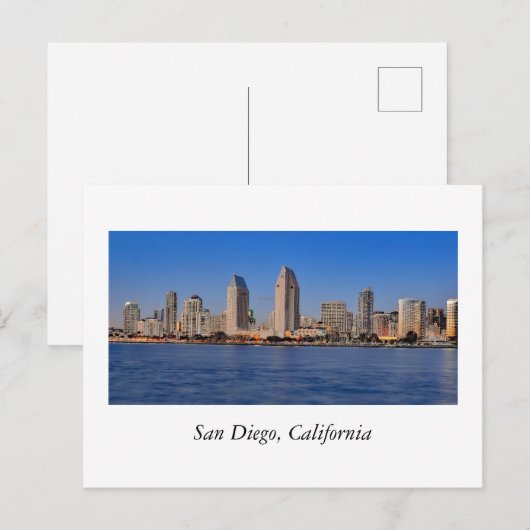 San Diego, Californië Briefkaart (Voorkant / Achterkant)