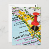 San Diego, Californië Briefkaart (Voorkant / Achterkant)