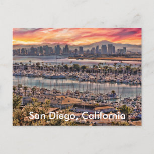San Diego, Californië Briefkaart