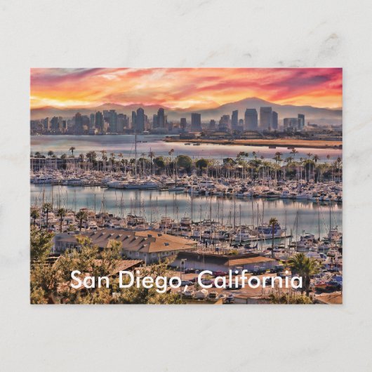 San Diego, Californië Briefkaart (Voorkant)