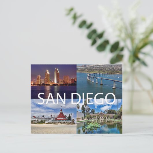 San Diego, Californië-Briefkaart Briefkaart (Staand voorkant)