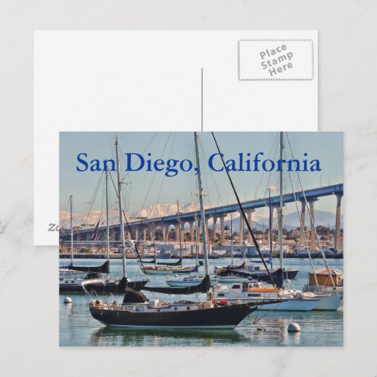 San Diego, Californië-Briefkaart Briefkaart (Voorkant / Achterkant)