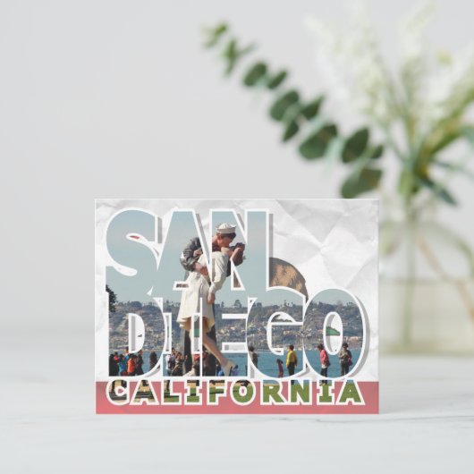 San Diego, Californië-Briefkaart Briefkaart (Staand voorkant)