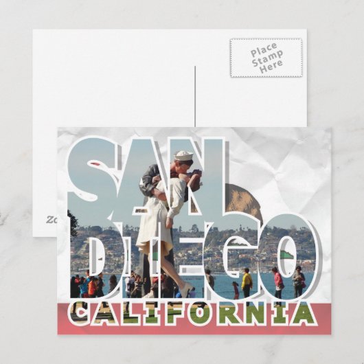 San Diego, Californië-Briefkaart Briefkaart (Voorkant / Achterkant)