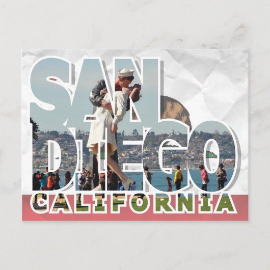 San Diego, Californië-Briefkaart Briefkaart (Voorkant)