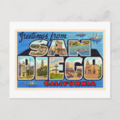 San Diego Californië  groot Briefkaart (Voorkant)