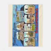 San Diego Californië  groot Briefkaart Fleece Deken (Voorkant)
