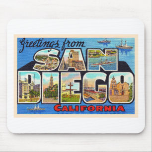 San Diego Californië  groot Briefkaart Muismat