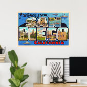San Diego Californië  groot Briefkaart Poster (Thuiskantoor)