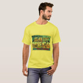 San Diego Californië groot Briefkaart T-shirt (Voorkant volledig)