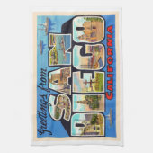 San Diego Californië groot Briefkaart Theedoek (Verticaal)