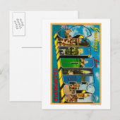 San Diego, Californië - Grote Schrijfscènes Briefkaart (Voorkant / Achterkant)