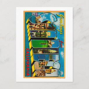 San Diego, Californië - Grote Schrijfscènes Briefkaart