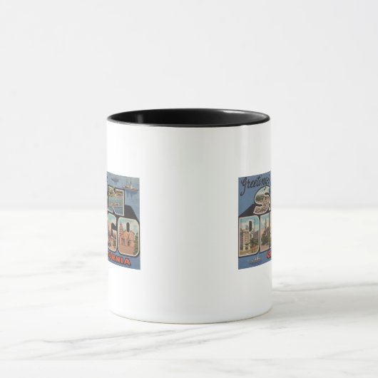 San Diego, Californië - Grote Schrijfscènes Mok (Midden)