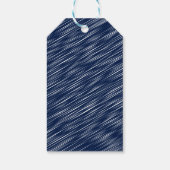 San Diego Californië marine blauwe palmboom bruilo Cadeaulabel (Achterkant)